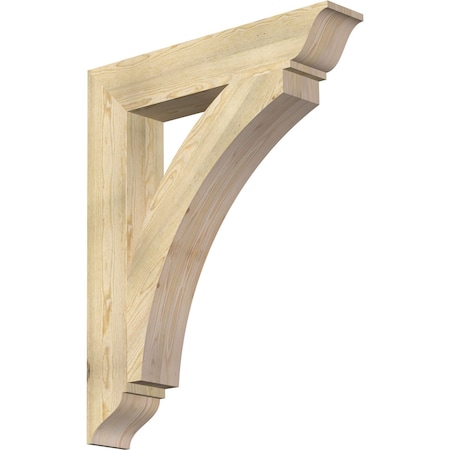 Ekena Millwork Thorton Traditional Rough Sawn Bracket, Douglas Fir, 6"W x 34"D x 42"H BKT06X34X42THR01RDF